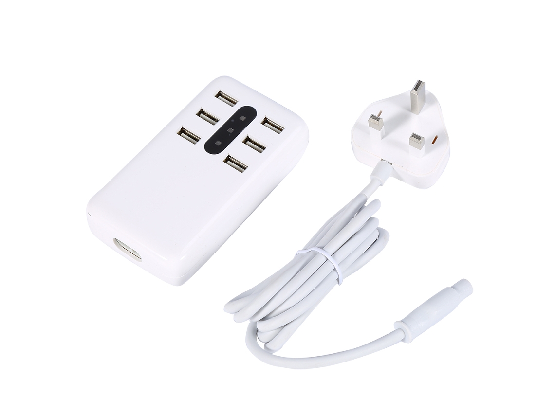 Carregador EOOCOO (6 Portas Usb com Função de Luz)
