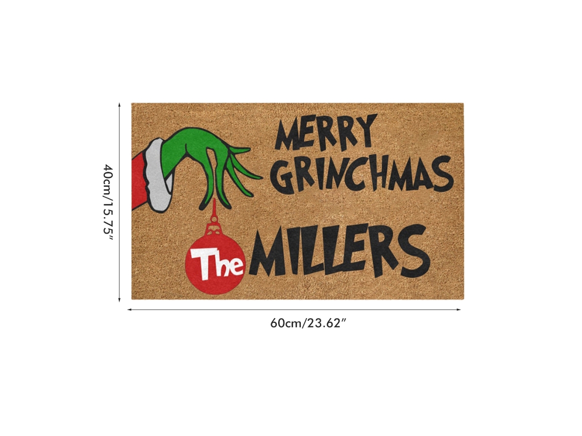 Laxiscreed Capas Antiderrapantes De Natal Com Estampa Cartoon Para Casa, Quarto E Sala
