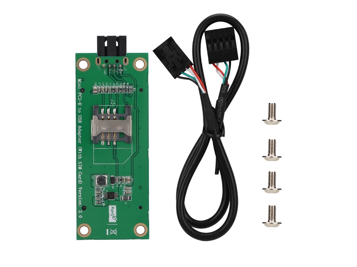 Placa De Desenvolvimento De Módulo 3g/4g Cartão Adaptador De Teste Wwan Sim Usb Para Mini Pci-e