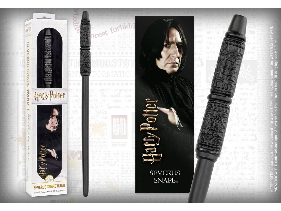 Figura de Ação HARRY POTTER Varinha Mágica Severus Snape com Marcador 3D (Idade Mínima: ‍10 Anos - 30 cm)