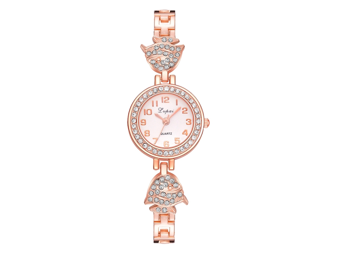 Relógio de Pulso Feminino Lvpai Moda Leisure Retro Analógico Quartzo Redondo
