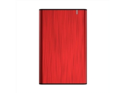 Aisens Ase-2525Red Caixa para Discos Rígidos Compartimento Ssd Vermelho 2.5"