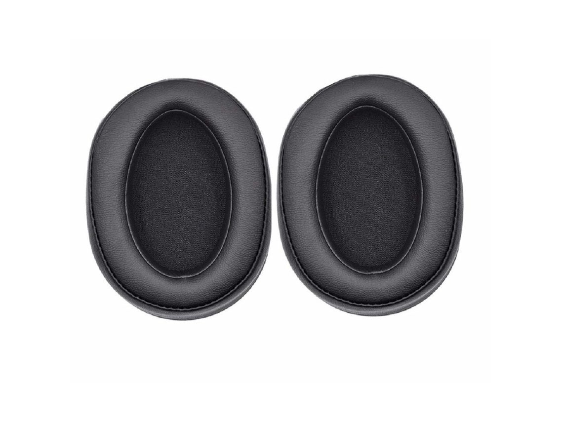 Almofadas Zruxe Para Auscultadores Sony Mdr-100abn / Wh-h900n (espuma De Memória, Pele Ecológica, Preto)