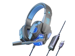 Auscultadores Bluetooth TRUMSEN  Sy830 Over Ear Microfone Azul