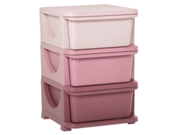 Gaveta Organizadora de Plástico, 6 Gavetas, Organizador de Brinquedos, Armário Pequeno para Crianças, Branco Creme