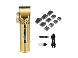 Máquina De Cortar Cabelo Masculina, Aparador De Barba Elétrico Sem Fio, Recarregável, 1800 Mah, Carregamento Rápido Profissional.