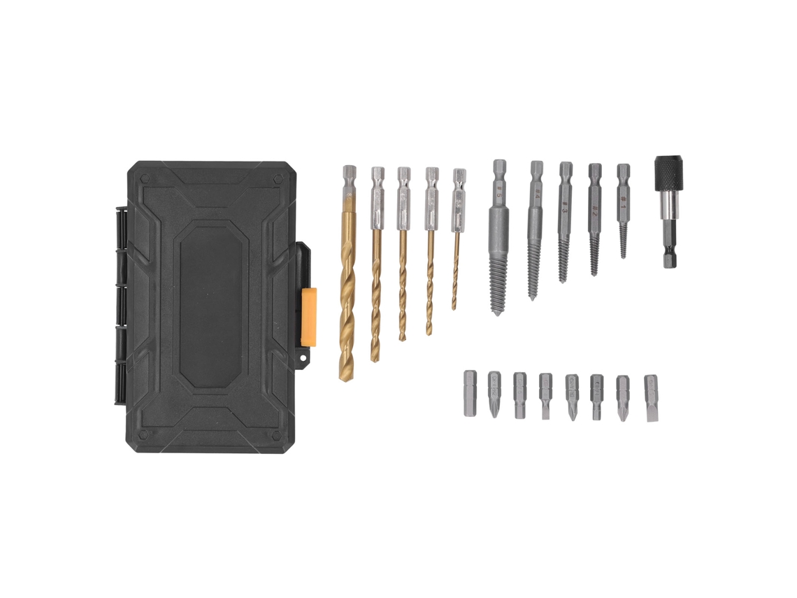 Conjunto de Extratores de Parafusos com Brocas Helicoidais S/MARCA