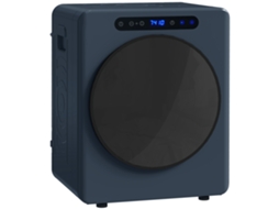 Secador Exaustão 1000w 3kg, Modos Extra Seco E Eco, Timer, Aço Inox, Azul
