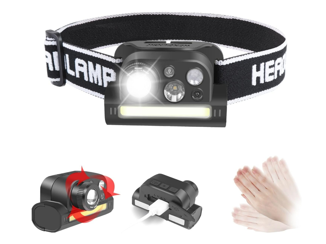 Farol Recarregável de Alta Potência com Indução HALINUIA