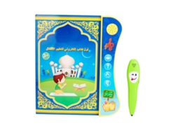 Primerox livro de Aprendizado Inglêsarabe com Caneta Lógica Inteligente Brinquedo Educativo Infantil