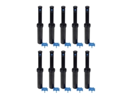 Aspersor RAIN BIRD 3504-PC (pacote com 10 unidades) Aspersor RAIN BIRD 3504 de alta precisão com ajuste de arco de 40 a 360, ideal para jardins