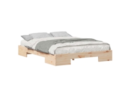 Estrutura da Cama Castanho 160 X 200 Cm MAISON EXCLUSIVE