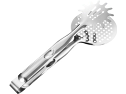 Pinça De Aço Inoxidável Para Fritura Com Função Drenagem Óleo, Fácil De Segurar, Ideal Para Alimentos Fritos E Churrasco