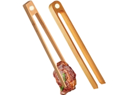 Conjunto De 2 Pinças Cozinha Magnéticas, 22cm, Em Aço Inoxidável, Para Grelhar, Saladas, Bifes, Massas, Sobremesas