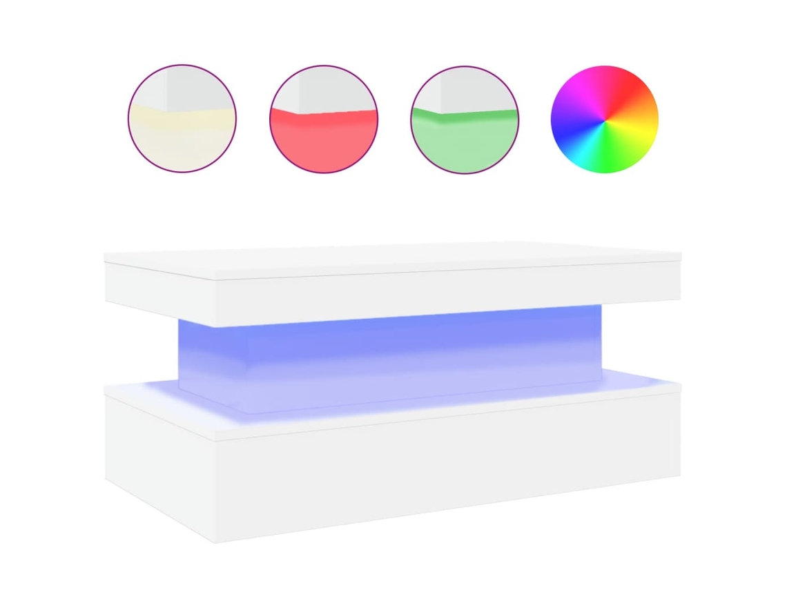 Coffee Table, Coffee Tables Vidaxl Branco Madeira Processada (n/a)
