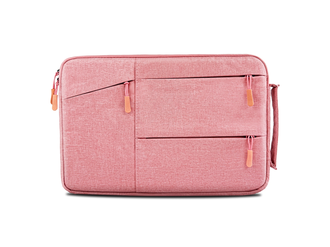 Bolsa de lona impermeável para laptop de 13 polegadas, capa para tablet, Cuich rosa