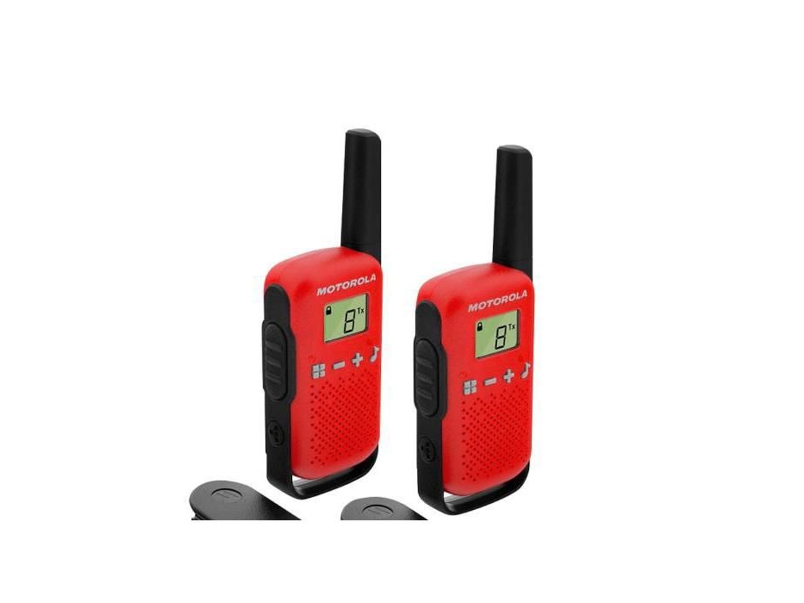 Rádio Comunicador Red T42, Alcance de 4 Km, 16 Canais, LCD AQUAFORGE