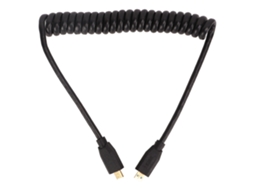 Cable Enrolado Interface Multimídia Hd 2.1 48gbps 8k 60hz 4k120hz Conector Dourado Para Notebooks 1.2m