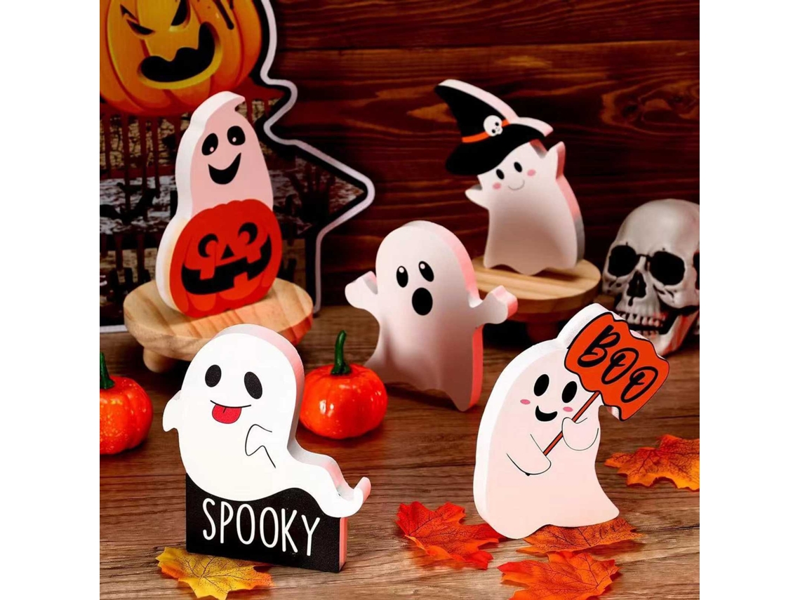 5pcs Sinal de Mesa Fantasma para Festa com S/MARCA