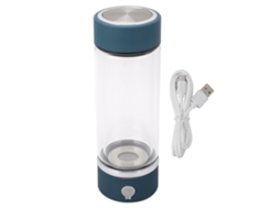 Garrafa Geradora de Água Rica em Hidrogênio 380ml Usb Carregável Inteligente Portátil Azul | S/MARCA