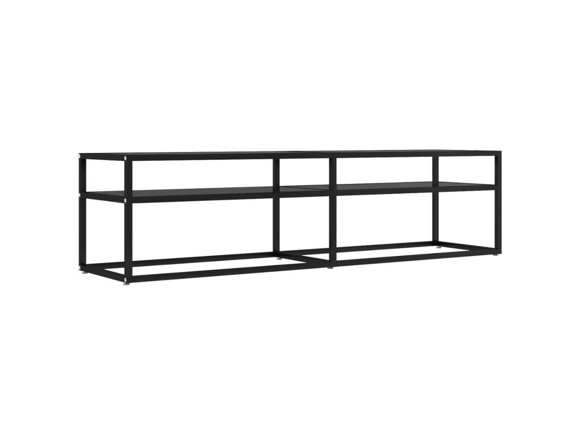 Tv Cabinet, Tv Cabinets Vidaxl Preto Vidro (n/a)
