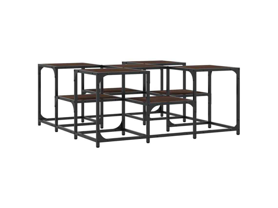 Mesa de Centro Carvalho Castanho MAISON EXCLUSIVE 91x91x40 cm