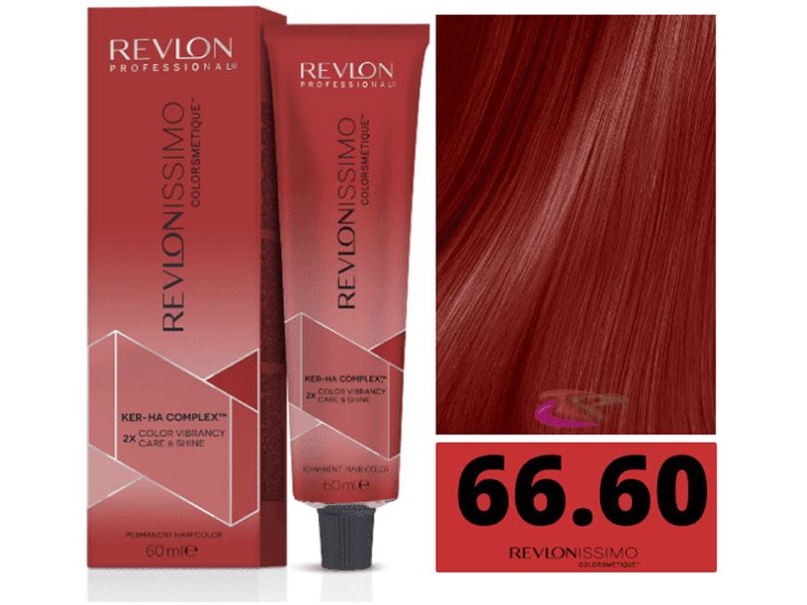 REVLON - Coloração Cuidado Realidade Aumentada Revlonissimo Colorsmetique - 66.60 : Vermelho Intenso - 60ml