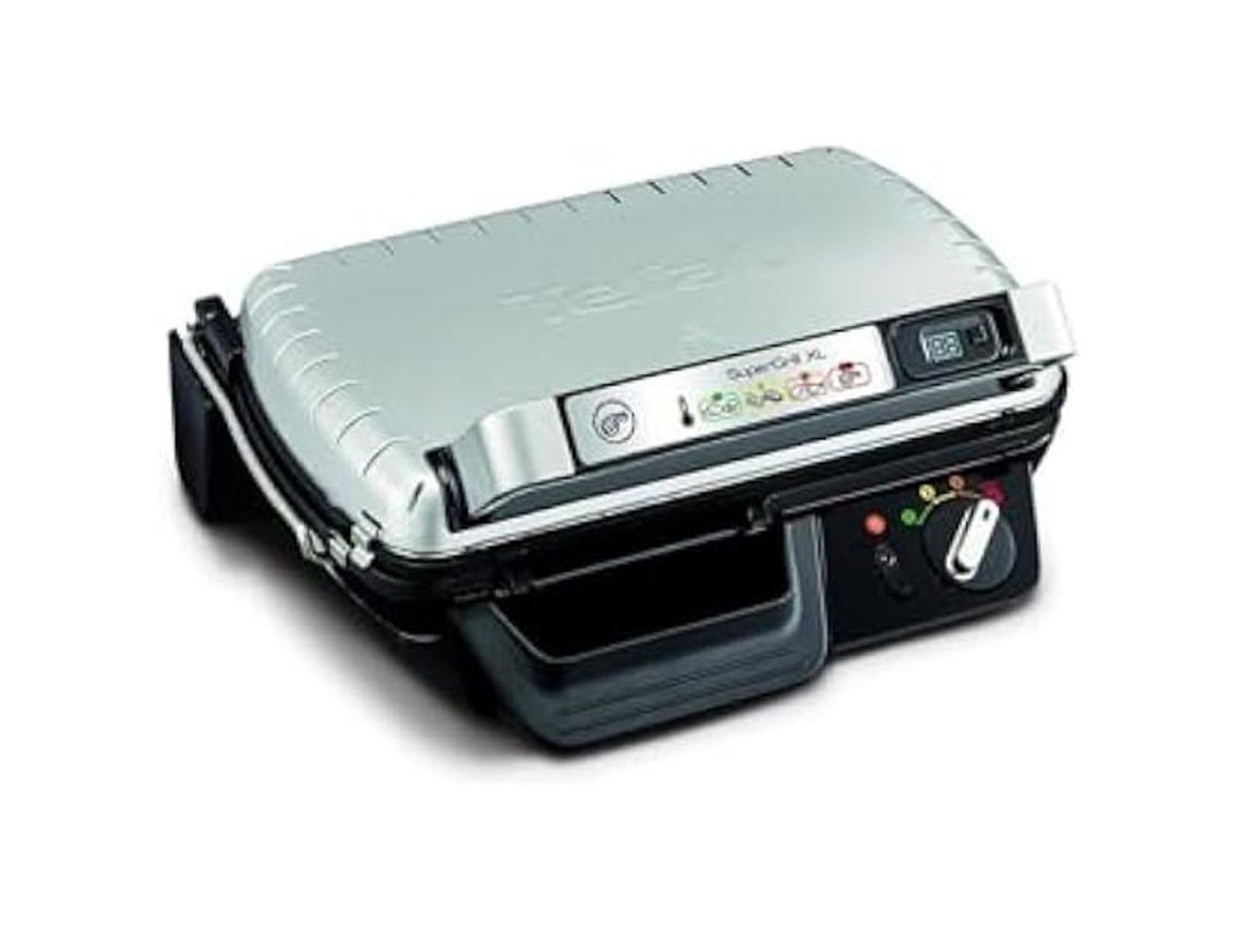 Grelhador Elétrico Tefal Supergrill Xl Gc461b 2400 W Superfície De 110 Cm² Preto Metalizado