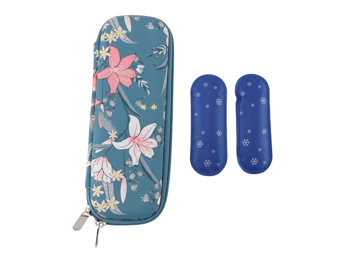 Bolsa Térmica para Insulina com 2 Pacotes de Gelo, Isolada