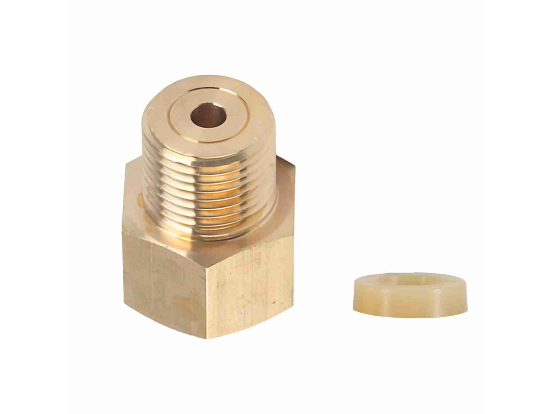 Adaptador de Tanque de Co2 W21.8 Cga320 para Aquário em Latão | S/MARCA