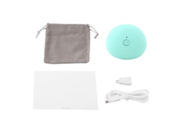 Laxiscreed Aquecedor De Mãos Usb Portátil Em Azul, Almofada Elétrica Com Design De Macaron E Pedra Da Sorte