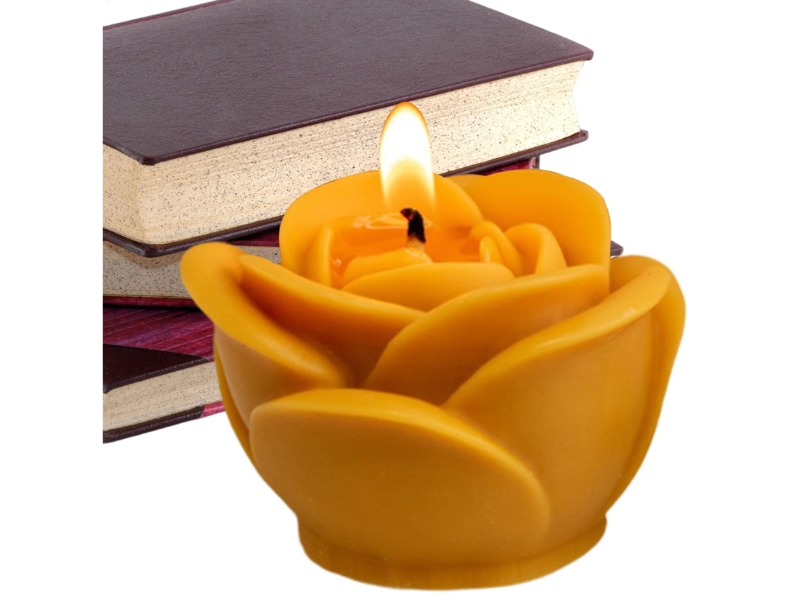 Vela Em Formato De Flor Para O Dia Dos Namorados, Feita De Cera De Soja Perfumada, Decoração Romântica Para O Seu Par.