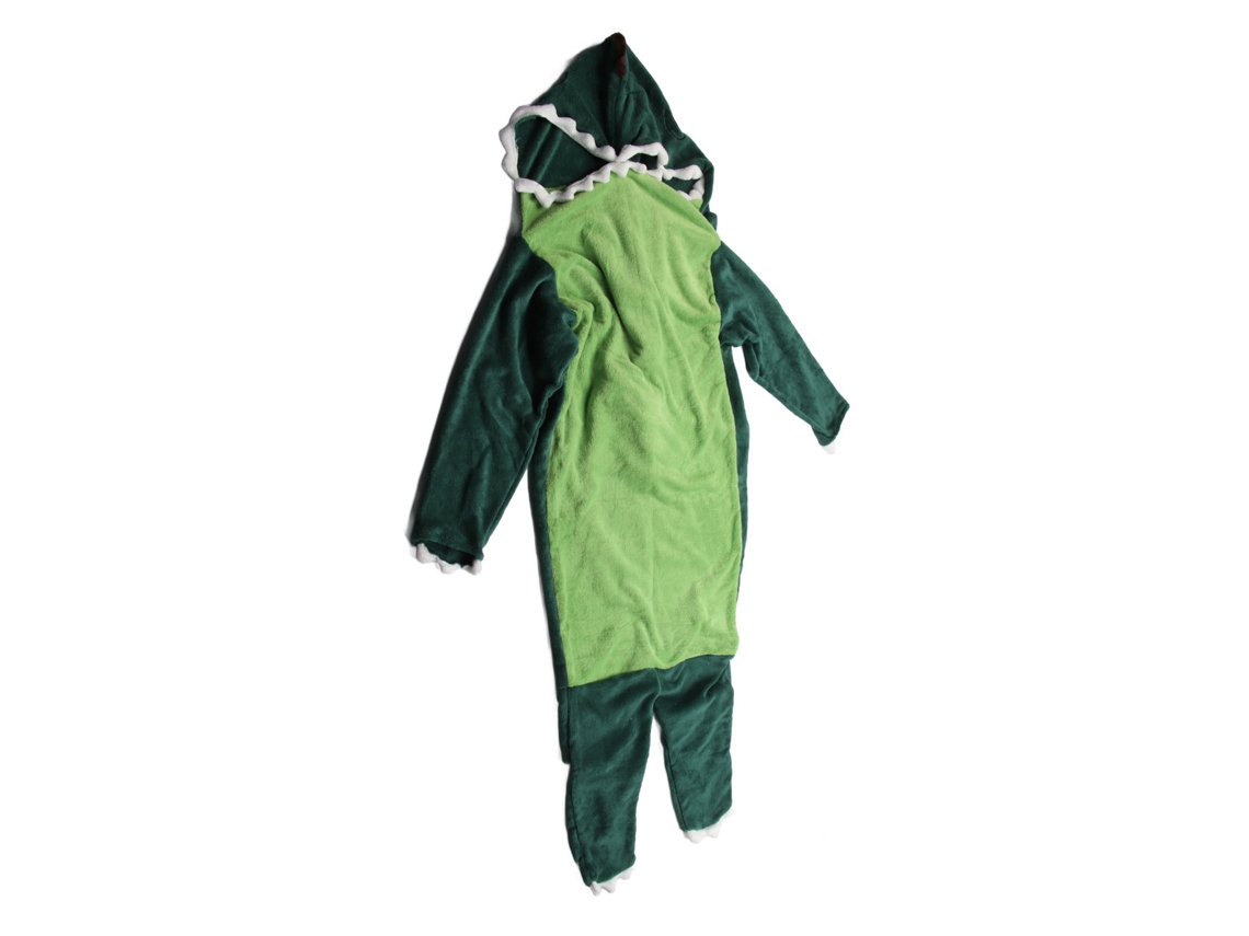 Manta Vestível de Dinossauro Macacão Pijama Adulto Macia Flanela com Capuz