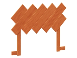 Headboard, Headboards Vidaxl Marrom Madeira De Pinho (104  X  80.5 Cm)
