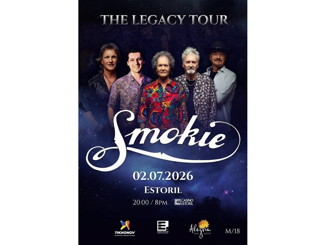 Bilhete SMOKIE THE LEGACY TOUR|ESTORIL
