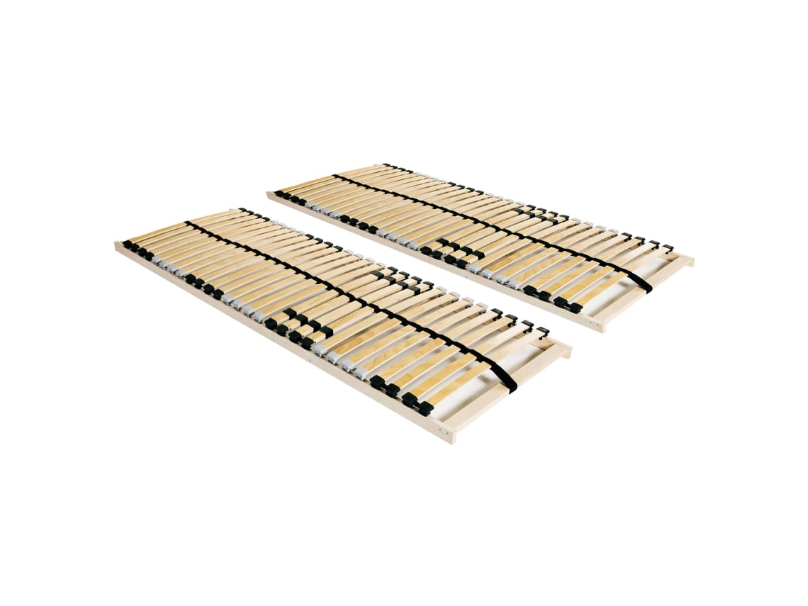 Bed Slatted Base, Bed Slatted Bases Vidaxl Bege Madeira (70 X 200 Cm)