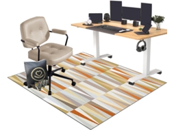 Tapete Protetor Cadeira Gamer Antiderrapante 80 X 140 Cm Piso Chão Cadeiras Escritório, Pisos