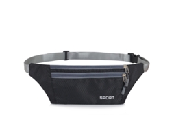 Lurelia Pochete Corrida, Pochete Ultrafina Para Corrida, Preta, 123, Bolsa De Cintura Multifuncional Antirroubo Para Esportes Ao Ar Livre