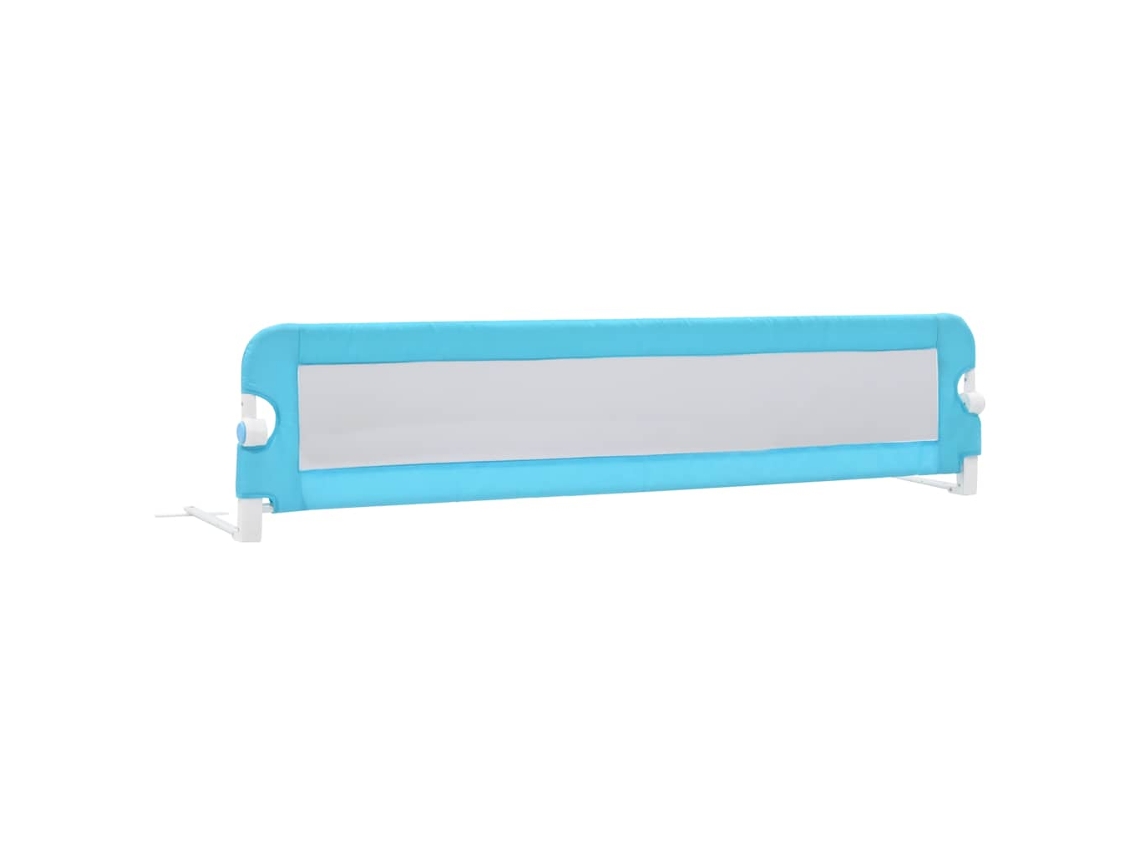 Conjunto 1 Barra Para Cama Vidaxl Azul Tecido (180 X 40.5 X 42 Cm)