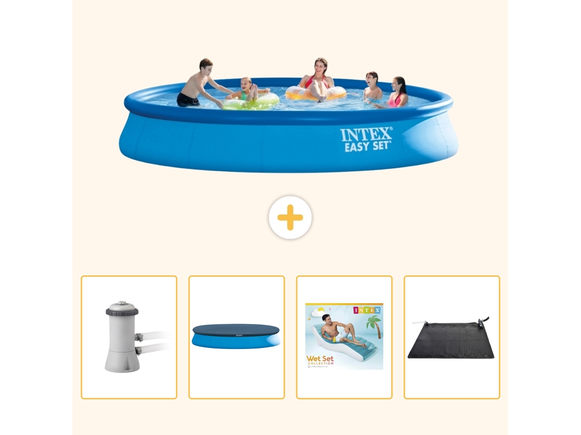 Intex Piscina Easy Set Redonda - 457x84 Cm - 5-peças S219