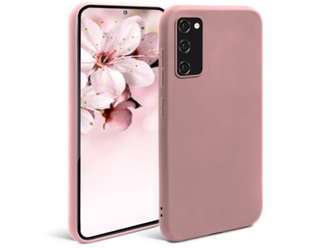 Capa Minimalist Series Fina Acabamento para Samsung MOOZY Textura Macia Rosa