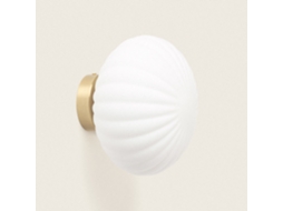 Aplique De Parede Cristal E Metal Celina Branco
