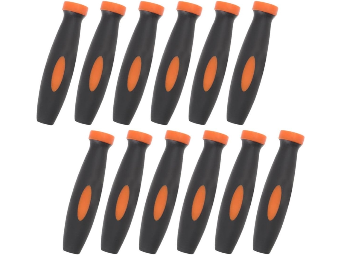 Conjunto De 12 Limas Toyvian Com Cabo Borracha Antiderrapante, Estrutura Simples, Leve E Durável, Ideal Para Reparos
