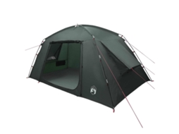 Conjunto 1 Barraca De Cabana Ao Ar Livre Vidaxl Verde Poliéster (400 X 210 X 180 Cm)