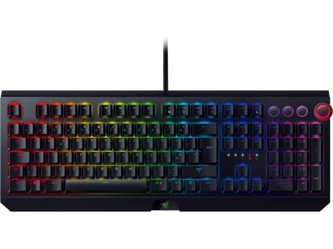 Teclado Gaming RAZER Blackwidow Elite (Membrana - Português - Preto)