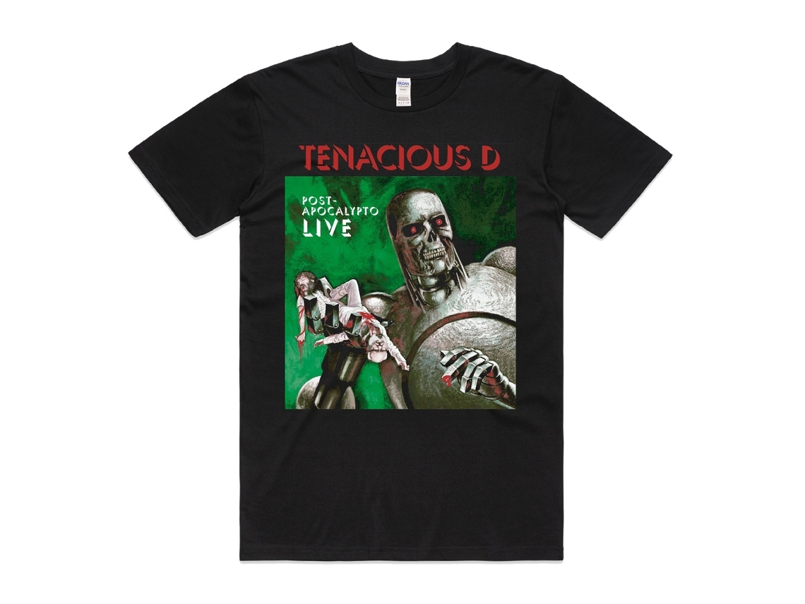 Camiseta Tenacious D Robot ROCKINSTONE Unissex Adulto Mais Vendidas Tamanho: M