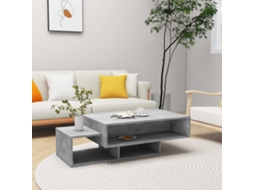 Vidaxl Mesa De Centro 105x55x32 Cm Derivados Madeira Cinzento Cimento
