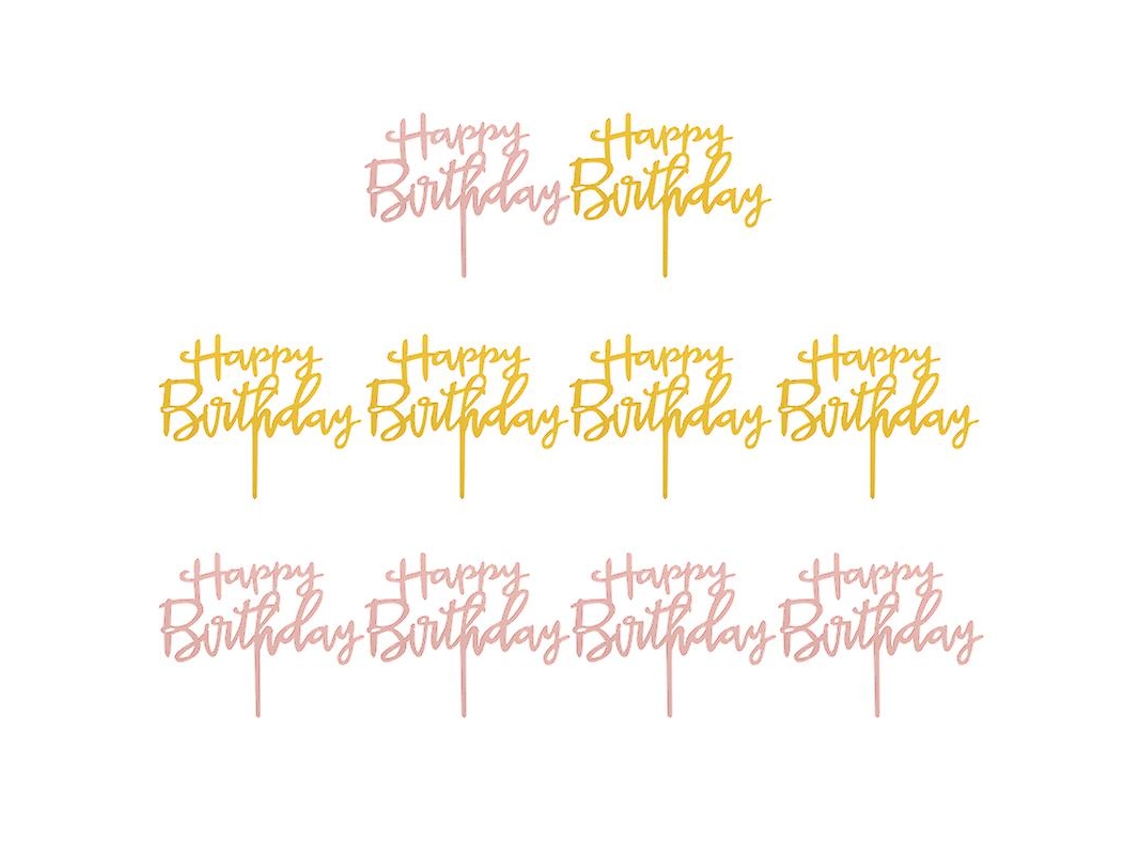 10pcs Enfeites De Bolo