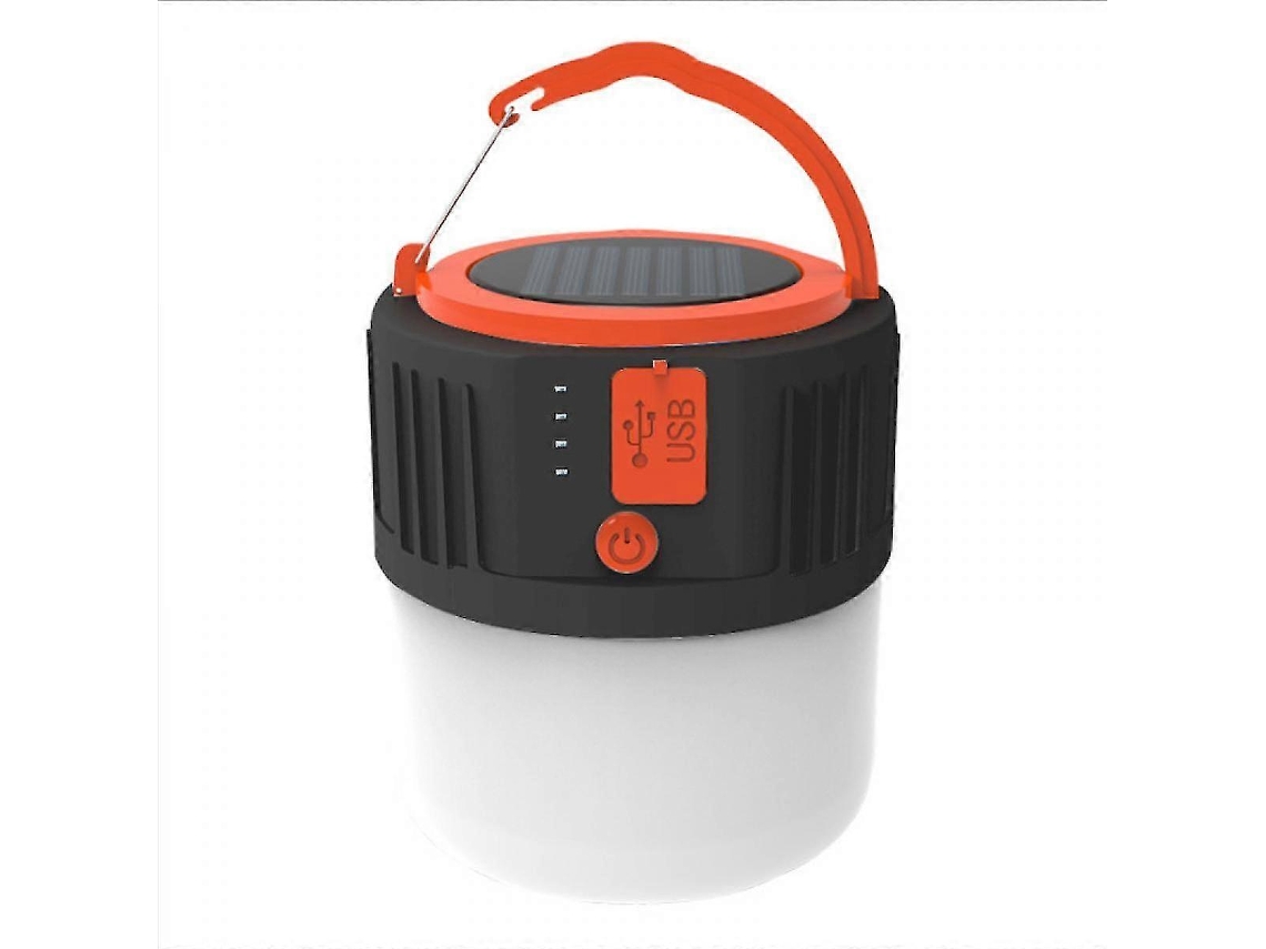 Lanterna Solar Recarregável Para Acampamento, Luz Led Ultra Brilhante Para Barraca. Olysi Shop