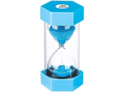 Temporizador De Arena De 60 Minutos: Reloj De Arena Plástico Azul Grande, Temporizador Para Clases Y Juegos